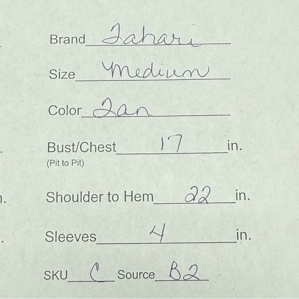 Tahari Tan Pima Cotton Modal Tee Medium Soft Stretch Essential Top - Picture 6 of 6